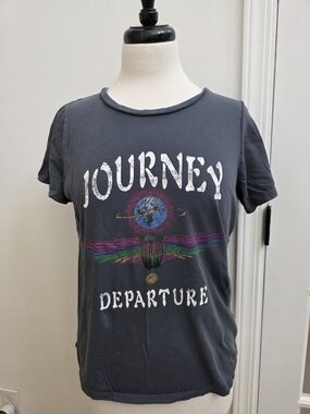 Journey 'Departure' Graphic Tee - Charcoal